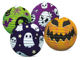 Papírový lampion Halloween