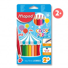 Pastelky Maped Color Peps Star Jumbo 12ks