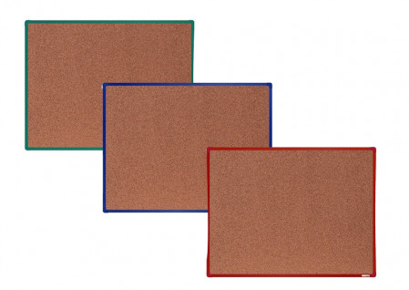 Korková tabule BoardOK 2000x1200mm červený AL rám