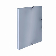 Mapa 253 polypropylen s gumou 3 cm Metallic stříbrná