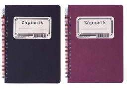 Zápisník B6 Twin wire RETRO design