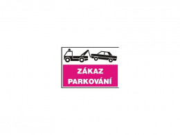 Samolepka Zákaz parkování