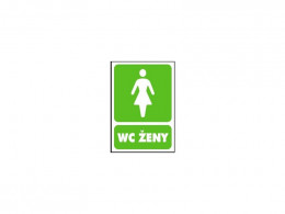 Samolepka - WC ženy