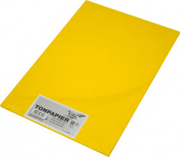 Barevný papír A3 130g 50ls banánová žlutá
