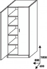 Skříň vysoká SV-1/600