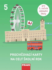 5.ročník Anglický jazyk Procvičovací karty na celý školní rok