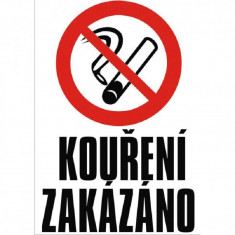 Samolepka - Kouření zakázáno