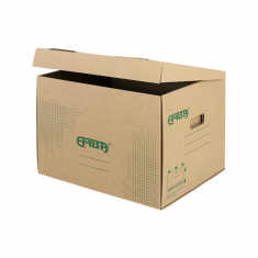 Úložný box přírodní zelený tisk
