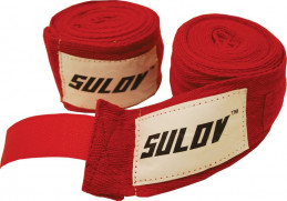 Box bandáž SULOV bavlna 3m, 2ks, červená