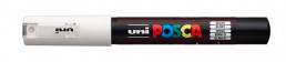 Popisovač POSCA PC-1M Uni Extra bílý