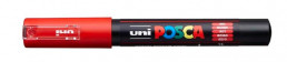 Popisovač PC-1M uni Posca Extra červený