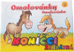 Omalovánky A5 Koníčci