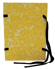 Spisové desky A4 mramor žluté