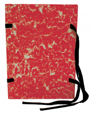 Spisové desky A4 mramor červené