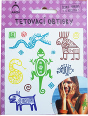 Tetovací samolepky Mayské symboly