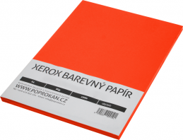 Barevný kancelářský papír oranžová intensivní tmavá A4 160g