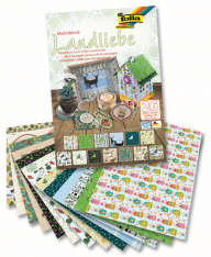 Papír na scrapbooking A4 270g/m2 26ks Landliebe
