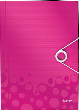 Desky na spisy box 3cm Leitz WOW růžové