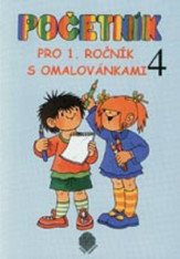 1.ročník Matematika Početník s omalovánkami 4.díl