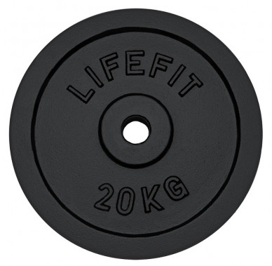 Kotouč LIFEFIT® 20kg, kovový, pro 30mm tyč