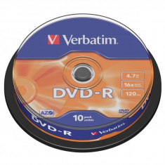 Verbatim DVD-R 4.7GB 16x, 10ks