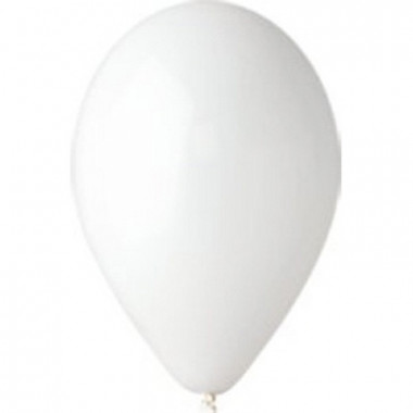 Nafukovací balónky 100ks bílé