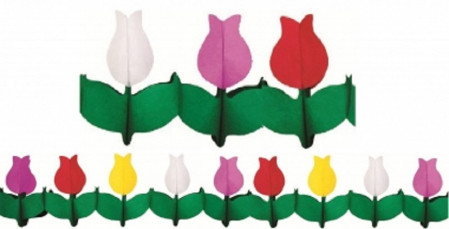 Girlanda Tulipán 4m
