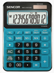Stolní kalkulačka SENCOR SEC 372T/BU modrá
