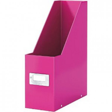 Archivační box A4 zkosený Leitz Click & Store WOW růžový