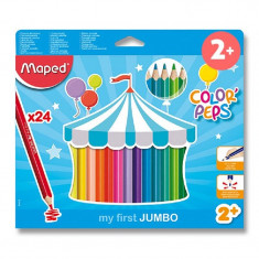 Trojhranné pastelky Maped Color Peps Jumbo 24ks
