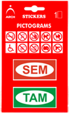 Informační piktogram SEM a TAM