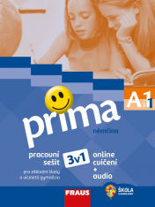 Německý jazyk Prima A1 1.díl 3v1 Pracovní sešit a online cvičení+mp3