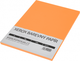 Barevný kancerlářský papír oranžová pastelová A4 80g