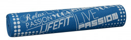 Gymnastická podložka LIFEFIT SLIMFIT PLUS, 173x58x0,6cm, modrá