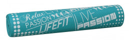 Gymnastická podložka LIFEFIT SLIMFIT PLUS, 173x58x0,6cm, tyrkysová