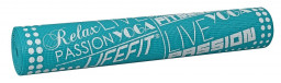 Gymnastická podložka LIFEFIT SLIMFIT, 173x58x0,4cm, tyrkysová