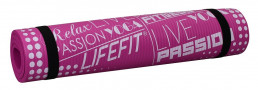 Podložka LIFEFIT® YOGA MAT EXKLUZIV , 100x58x1cm, bordó