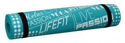 Podložka LIFEFIT® YOGA MAT EXKLUZIV , 100x58x1cm, tyrkysová