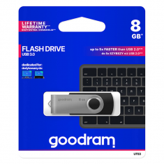 Goodram USB flash disk USB 3.0 (3.2 Gen 1) 8GB UTS3 černý