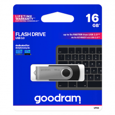 Goodram USB flash disk USB 3.0 (3.2 Gen 1) 16GB UTS3 černý