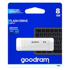 Goodram USB flash disk USB 2.0 8GB UME2 bílý