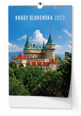 Kalendář nástěnný 2023 A3 Krásy Slovenska
