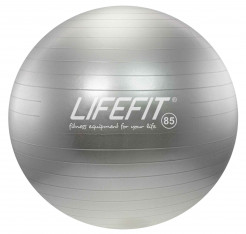 Gymnastický míč LIFEFIT® ANTI-BURST 85 cm, stříbrný
