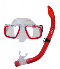 Potápěčský set CALTER® JUNIOR S9301+M229 P+S, červený
