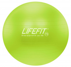 Gymnastický míč LIFEFIT® ANTI-BURST 75 cm, zelený
