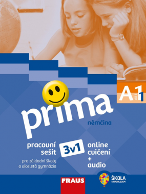 Německý jazyk Prima A1 1.díl 3v1 Pracovní sešit a online cvičení+mp3