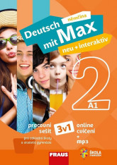 Německý jazyk Deutsch mit Max neu+interaktiv 2 barevný 3v1 Pracovní sešit