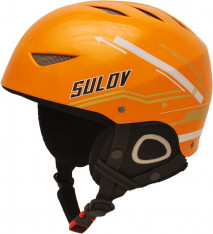 Lyžařská přilba SULOV® AIR, vel. L (58-60), oranžová lesk-pruh