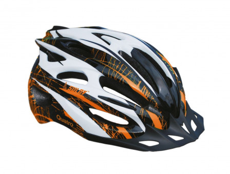 Cyklo helma SULOV® QUATRO, vel. M, černo-oranžová