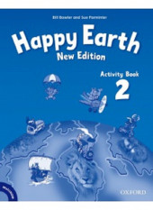 Anglický jazyk Happy Earth 2 Activity Book with MultiRom New Edition